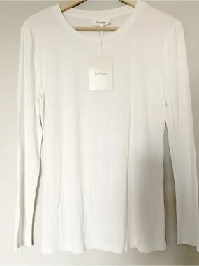 Bohme ribbed stretch crew top
